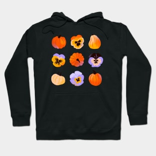 Pumpkins and Pansies Hoodie